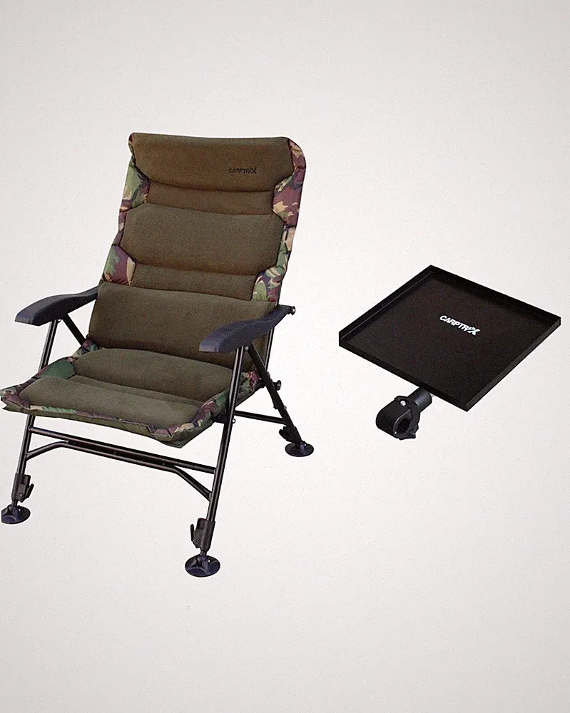 Deluxe Recliner Arm Chair & Detachable Accessory Side Tray *FREE P&P* SALE
