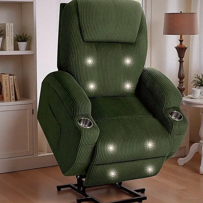 Electric Recliner Chair Power Lift Massage Chair W/ Storage & Cup Holder New