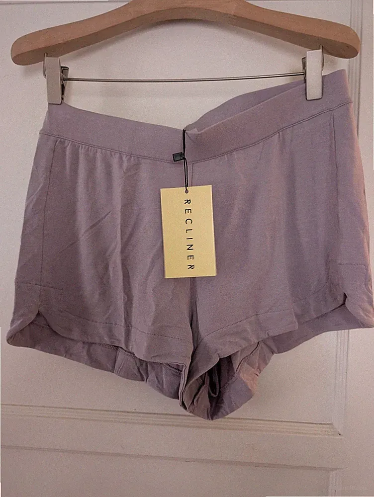 NWT Recliner NYC Stretch Sleep Shorts Women’s Size XS Lilac Smoke