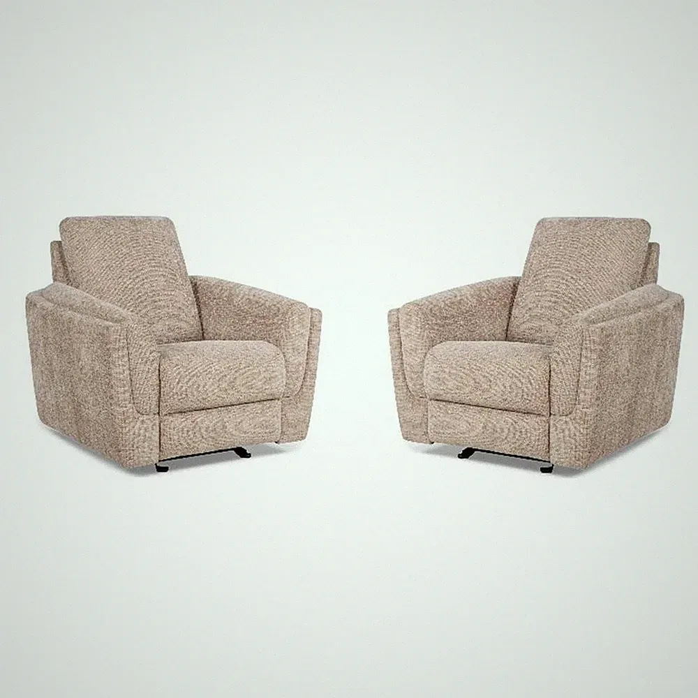 Evolur Harlow Upholstered Power Glider Recliner